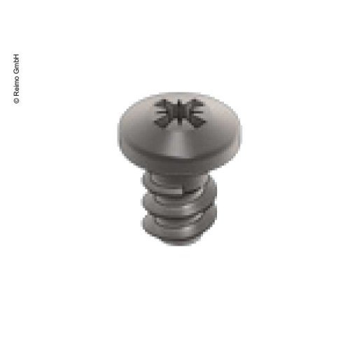 VeryLow Profile Stainless Steel Screw for panel mounting, 10 pcs.