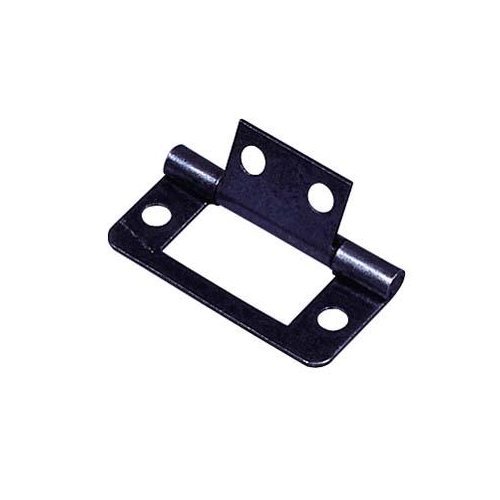 Flap hinge straight 38mm burnished