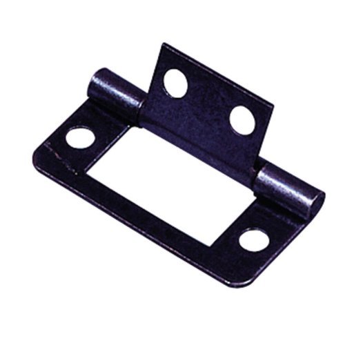 Flap hinge straight 38mm burnished