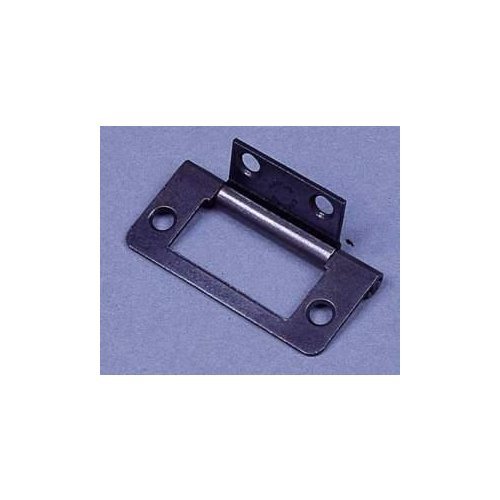 Flap hinge straight 50mm burnished