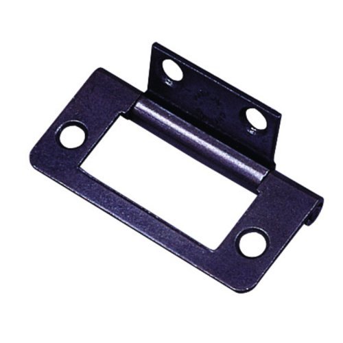 Flap hinge straight 50mm burnished SB = 4 pieces