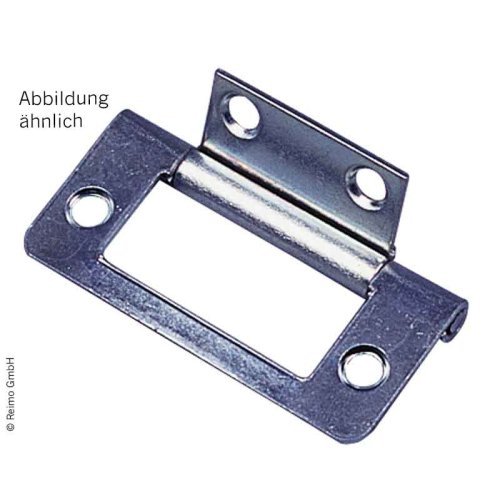 Flap hinge straight 38mm loose