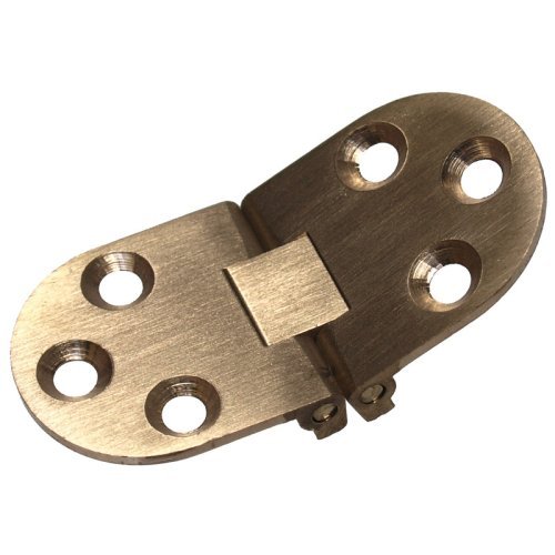Folding table hinge brass matt