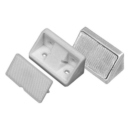 Furniture connector with cap, light grey. 10 pcs. SB-packed