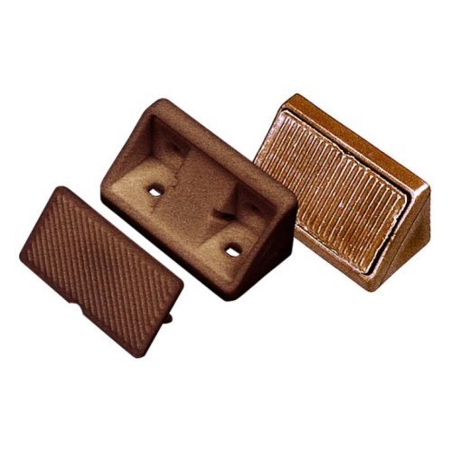 Furniture connector with cap, brown. 10 pcs. SB-packed