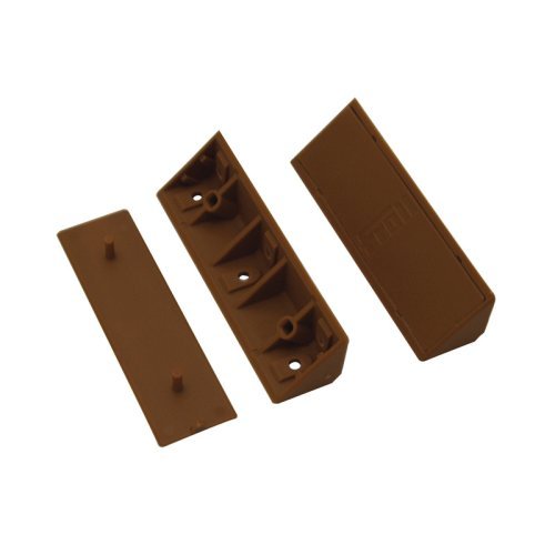 Corner connector set with cover caps