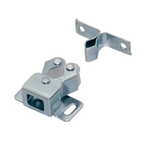 Double roll latch 1 piece metal