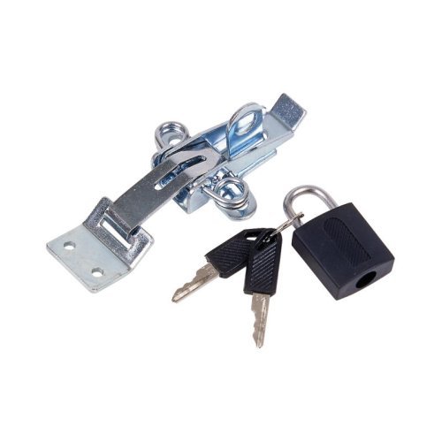 Box closure with padlock