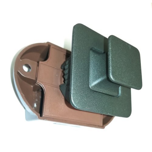 Push Lock push button furniture lock, dark grey matt