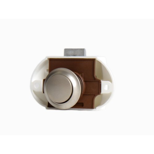 Nickel matte Push Lock complete set - 1 box 50 pieces