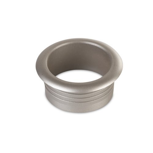 Push Lock - Rosette Silver