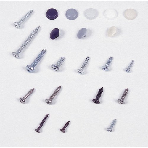 20 Spax screws 4.5 x 40 mm (light grey)
