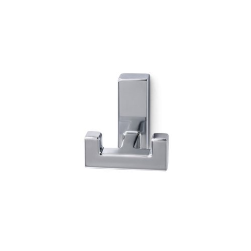 coat hook chrome high gloss, 2 hooks 50x50x45mm