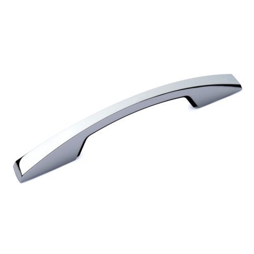 Chrome-plated metal cabinet handle