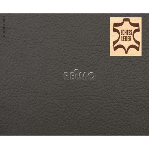 Automotive leather dark grey, whole skin, price per m²