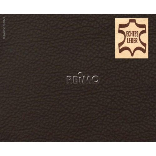 Automotive leather dark brown, whole skin, price per m²