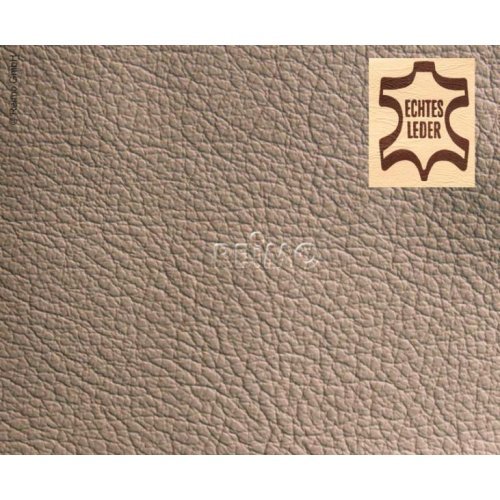 Automotive leather light brown, whole skin, price per m²