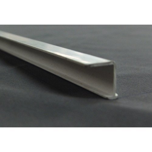 Curtain rail single track made of plastic