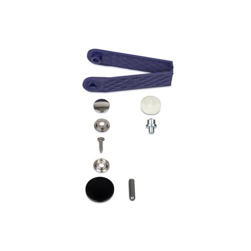 Sew free snap fasteners for attaching fabrics to wood or sheet metal - 10 pieces