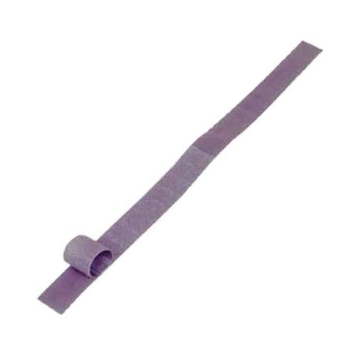 Velcro tape self-adhesive 10 mm wide at running meter Colour: grey