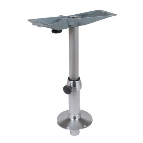 Aluminium table column with gas pressure damper