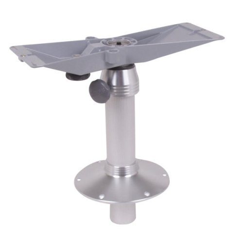 Aluminium table column with gas pressure damper