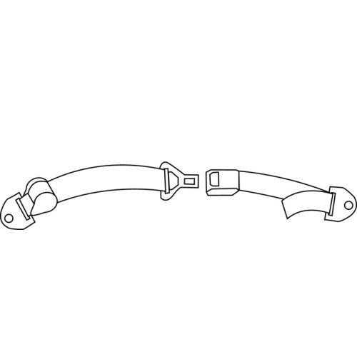 2-point automatic lapbelt