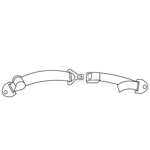 2-point automatic lapbelt