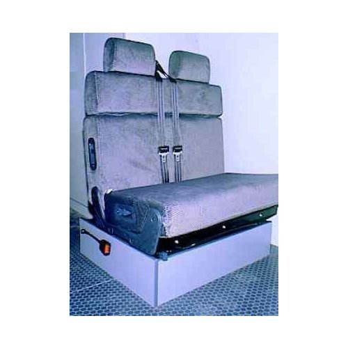 Divan 503 2-seater bench 90 cm, uncovered, with straps