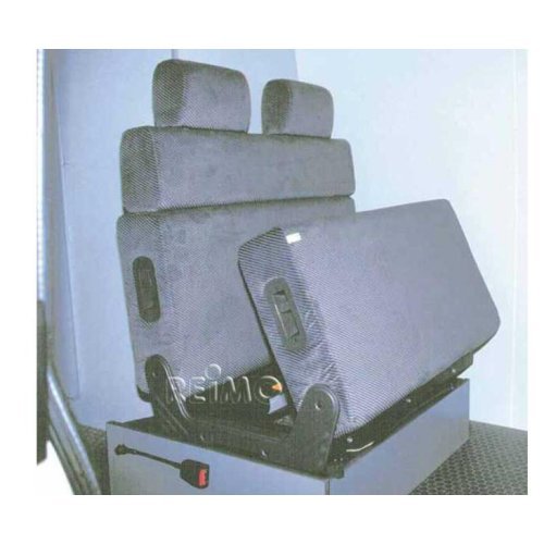 Complete set Divan 502/90cm right, cover grey striped