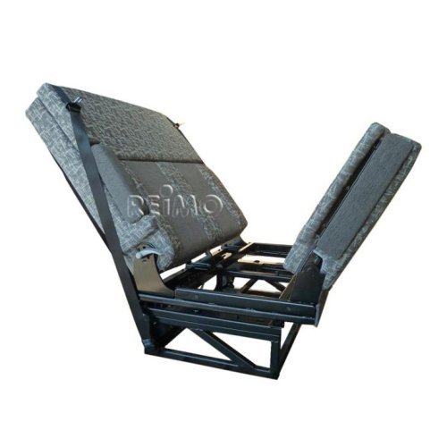 Seat-/sleeping bench, 1 lateral armrest, 3 point belts