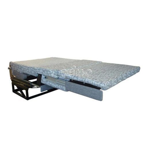 Seat-/sleeping bench, 1 lateral armrest, 3 point belts