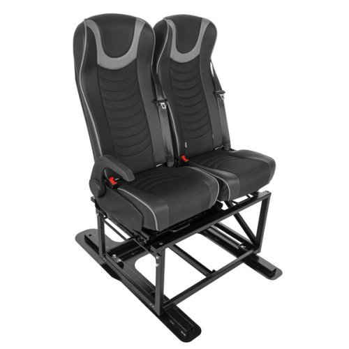 Double bench seat with Isofix for vehicles without double bottom
