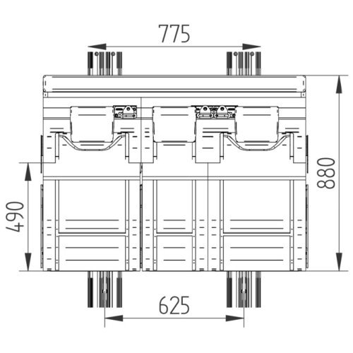 Sitzbank 540 schw/schw