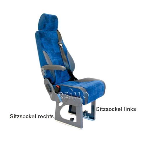 Seat base for Euro seat 28 cm, left