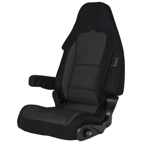 Pilot seat S 10.1, cover Tavoc2, grey/black f. driver's side