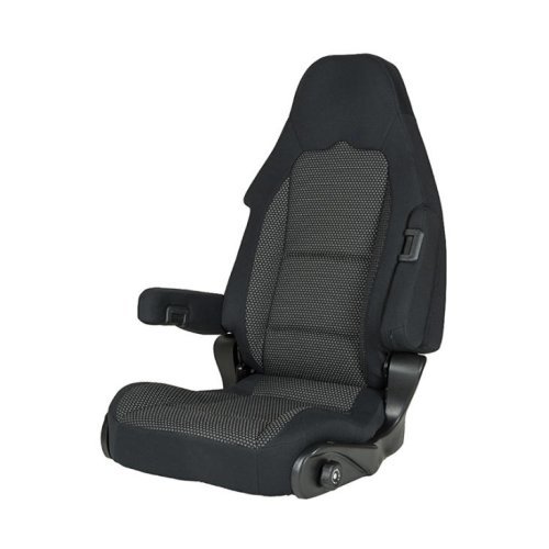 Pilot seat S 10.1, cover Ara, black/grey f. passenger side
