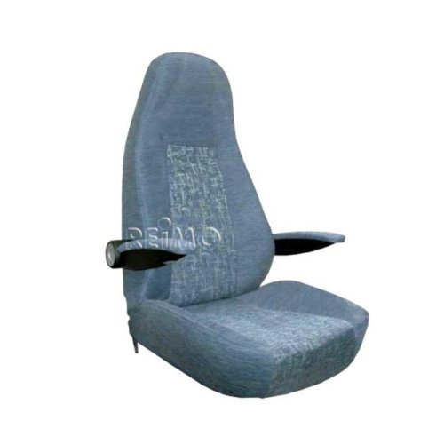 Pilot seat 747 right( Beif.Seite ) blue incl. slide rails