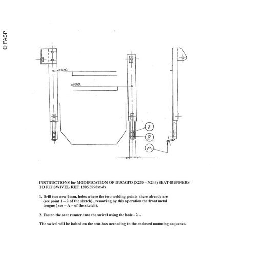 swivel console Ducato a.Bj.94 Orig.u. Faspsitz,Driver.also Mod.2002