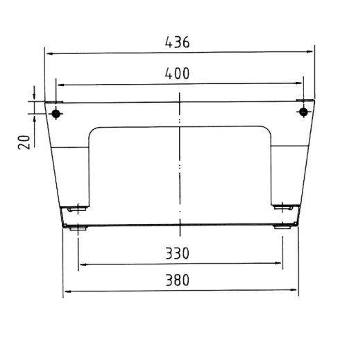Box mount for adapter 59567