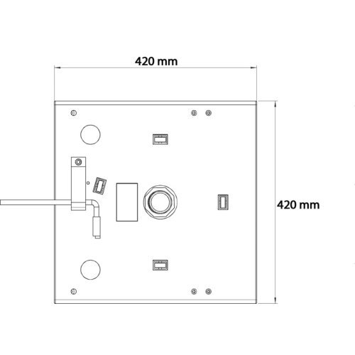 Rotary base Ren.Master, Opel Movano from 2000-2009 Original seat ABE