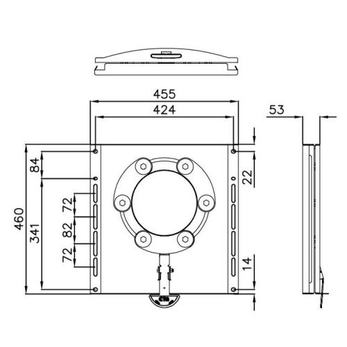 Rotary console Sprinter/Crafter 2006 - 2016 - driver and passenger side