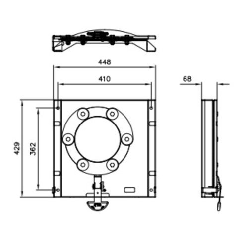 Rotary consoles driver's side for Renault Trafic and the like from 2014