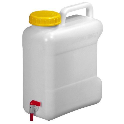Wide neck canister with closure depot, 10L ht