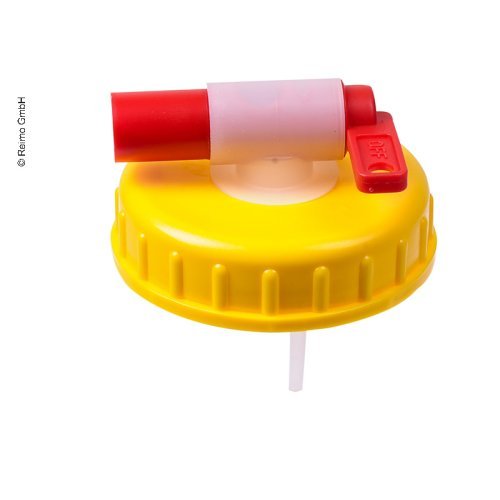 Screw cap DIN 96 with outlet tap