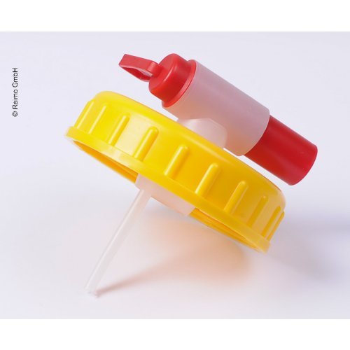 Screw cap DIN 96 with outlet tap