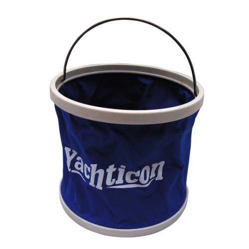 Folding bucket 9 litres with stable bottom and storage bag