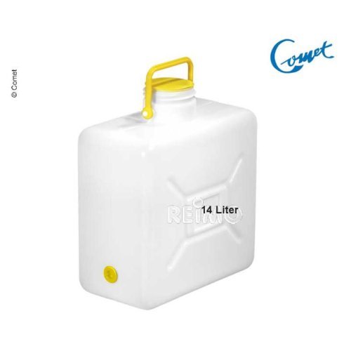 Wide neck canister with handle 14l