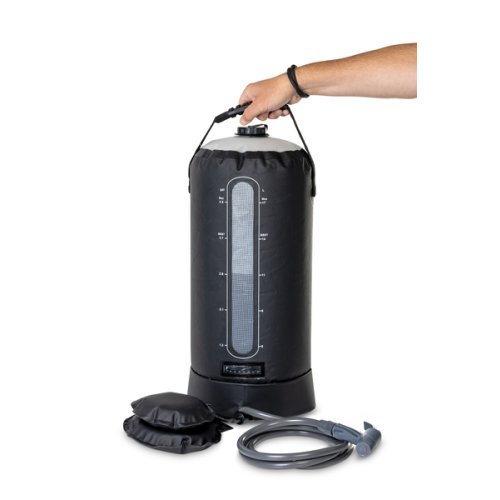 Campingdusche m. Fußpumpe