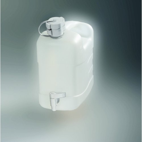 Combi-Frischw.canister with outside pourer and drain cock 10l